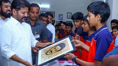 CM inaugurates Minority school building in Hyderabad