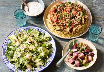 Maqluba, spicy salad and pickles: Sami Tamimi’s Palestinian recipes for iftar