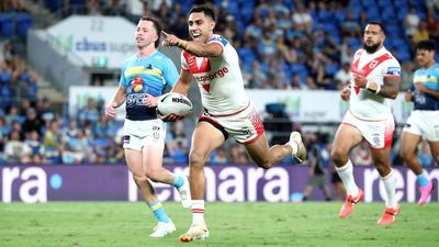 Sloan scores a hat-trick as Dragons whip Titans