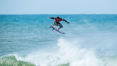 WSL event in Portugal forced to move up the beach