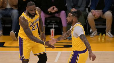 LeBron James Was So Fired Up After D’Angelo Russell’s Massive Game in Huge Lakers Win