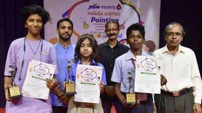 Students showcase their creativity at painting contest