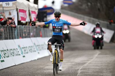 Jonas Vingegaard set for Tirreno-Adriatico overall victory after imperious performance on stage six to Monte Petrano