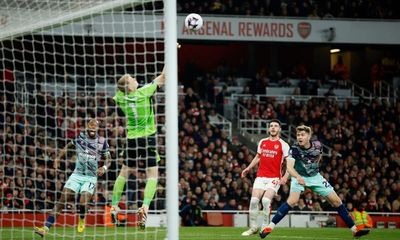 Ramsdale’s puzzling day raises old questions of Arsenal’s title credentials