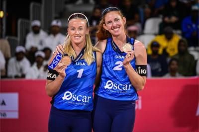 Celebrating Success: Sara Hughes And Teammates Shine With Medals