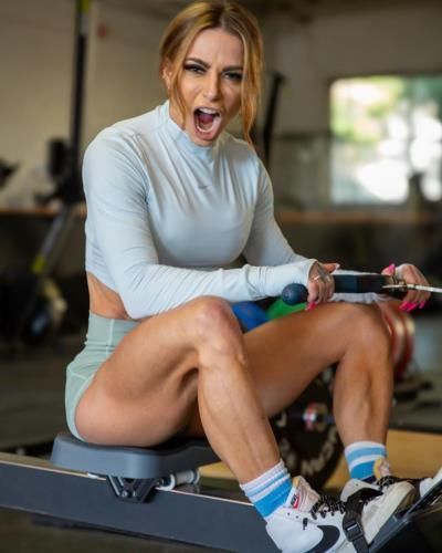 Ashley Horner's Dynamic Gym Workout Journey Captured In Pictures