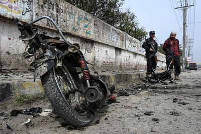 At least two killed in motorcycle blast in Pakistan’s Peshawar city