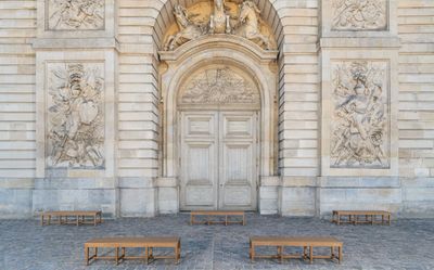 Admire Versailles's interior decadence from Tectona's contemporary seating