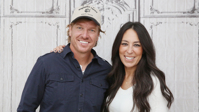 Joanna Gaines' on-set living room is decorated with the 'new neutrals' that experts champion for 2024
