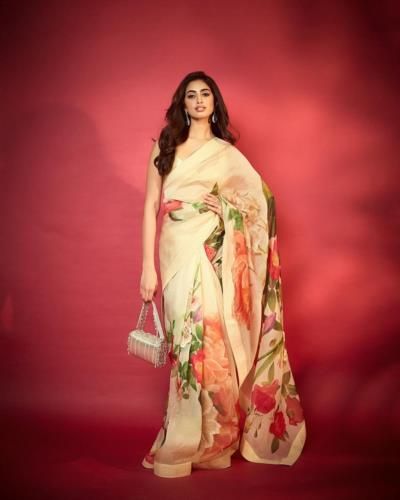 Sini Shetty Radiates Timeless Elegance In Saree Photoshoot