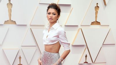 Zendaya makes traditional wood cabinetry look modern with this sleek kitchen design technique