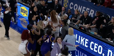 South Carolina and LSU had to finish the SEC title game without a bench after a wild scuffle led to multiple ejections