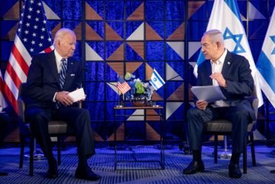 President Biden And Prime Minister Netanyahu Discuss Israeli Ground Forces