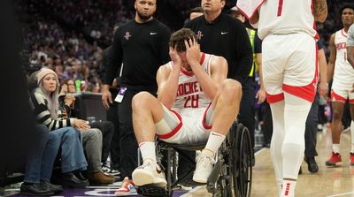 Rockets’ Alperen Şengün Exits Court in Wheelchair After Suffering Leg Injury