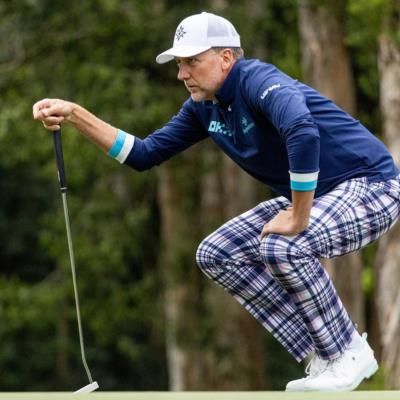 Ian Poulter Demonstrates Golfing Expertise With Picture-Perfect Swing