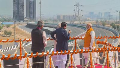 PM Modi opens Haryana section of Dwarka Expressway, lays foundation stone for 114 NH projects worth ₹1 lakh crore