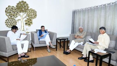 Leaders of TDP-BJP-JSP alliance discuss seat adjustments