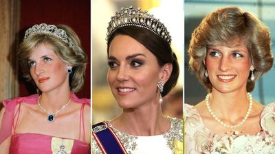All the times Kate Middleton has worn Princess Diana's jewellery, from the Lover's Knot tiara to sapphire gemstones
