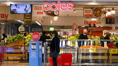 Coles faces competitive pressure from online retailers