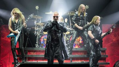 "No holograms, no troupes of dancers, just a giant light-up trident descending from the ceiling": Judas Priest keep it simple on a triumphant first night of the Invincible Shield tour