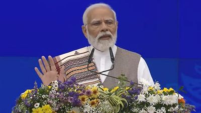 ‘I started my life on railway tracks’, says PM Modi in Ahmedabad; lays foundation stone of ₹85,000 crore railway projects