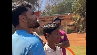 Watch: 'Sorry yaar', says KKR batsman Rinku Singh to 'chhotu' after...