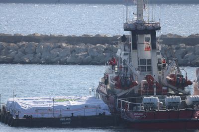 Aid ship testing sea corridor from Cyprus to Gaza sets sail