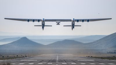 Stratolaunch launches 1st rocket-powered flight of hypersonic prototype from world's largest airplane