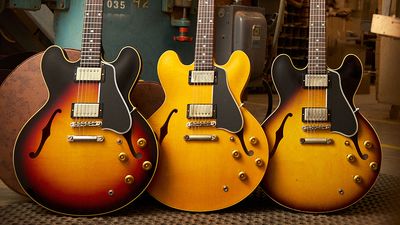 “Striking limited-edition reissues of the very first ES-335”: Gibson revives the flagship ES-335 design for a line of ‘58 Murphy Lab models – complete with a rare spec you won't find on any other 335