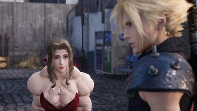 Final Fantasy 7 masterpiece mod turns Aerith Gainsborough into Aerith Gains Bro