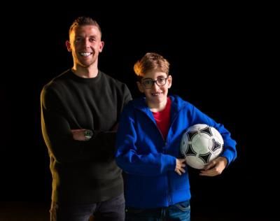 Toby Alderweireld Spreading Joy With Young Football Fan