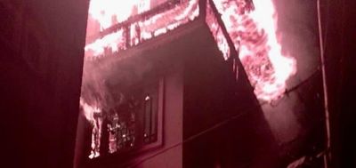 jammu & kashmir: 4 houses damaged in massive fire in Srinagar