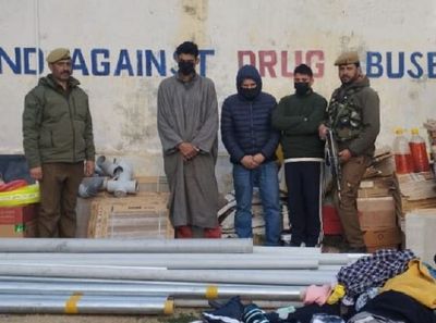 Jammu & Kashmir: Police solves burglary case within 12 hrs in J&K’s Baramulla, 3 arrested