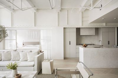 Sydney’s Wharf Apartment is a heritage maritime space that evokes a coastal holiday home