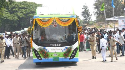 New e-buses added to TSRTC fleet