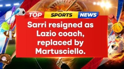 Maurizio Sarri Resigns As Lazio Coach, Giovanni Martusciello To Replace