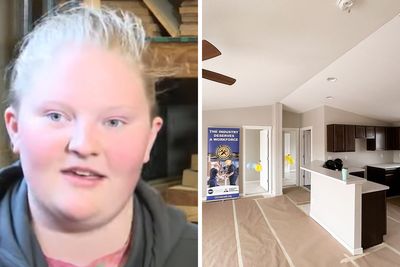 18 Y.O. Spent 3 Years Building A House In Class, Her Parents Surprise Her By Buying It