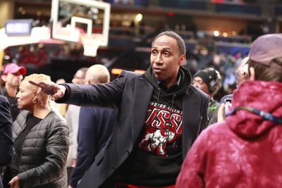 Stephen A. Smith calls out a media company for posting a 'clickbait' story on him