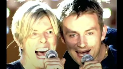 Watch David Bowie and Blur's Damon Albarn duet on Bowie classic Fashion on French TV