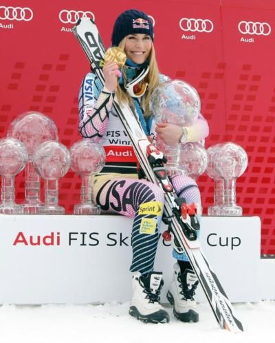 Lindsey Vonn: A Bold And Confident Force In Red