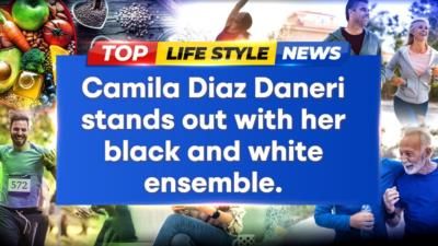 Camila Diaz Daneri: Embracing Timeless Elegance In Black And White