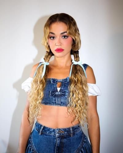 Rita Ora Stuns In Timeless Denim Fashion