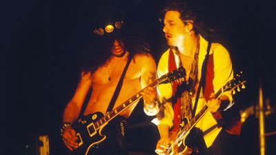 “Slash says, ‘You got the gig. Learn the whole catalog.’ I was like, ‘Don’t you have a set of songs?’ Slash goes, ‘There’s no setlist. Axl just calls ’em out’”: How Gilby Clarke got the Guns N’ Roses gig – and learned the band’s back catalog in a week