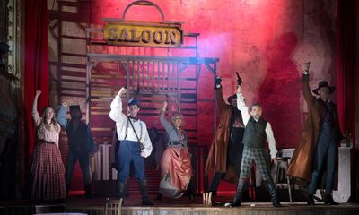 Barber of Seville review – high energy, whimsy and Stetsons as Rossini goes to the wild west