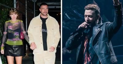 Travis Kelce Enjoys Justin Timberlake Concert With *NSYNC Reunion