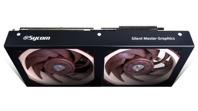 Sycom puts RTX 4070 Super and 4070 Ti Super under massive cooler equipped with Noctua fans