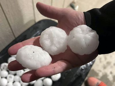 Baseball-sized 'gorilla hail' hits Kansas and Missouri during severe storms