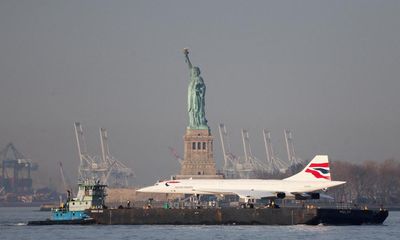 Concorde completes latest journey – along Hudson River in New York