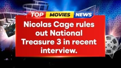 Nicolas Cage Shuts Down National Treasure 3 Rumors For Good