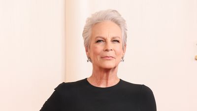 Jamie Lee Curtis's white kitchen with black and chrome accents shows how to nail the clean aesthetic without looking clinical